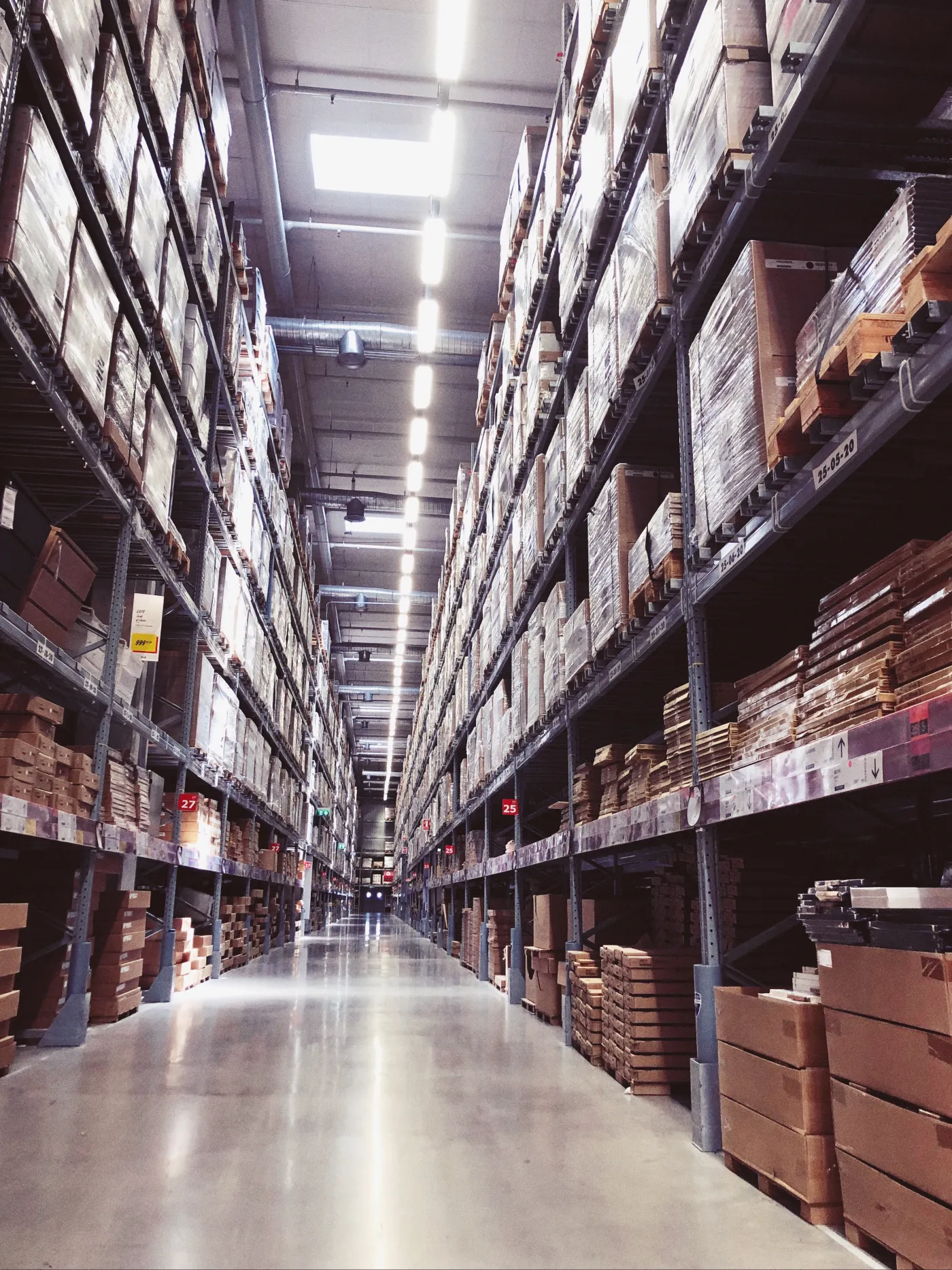 Industrial warehouse construction